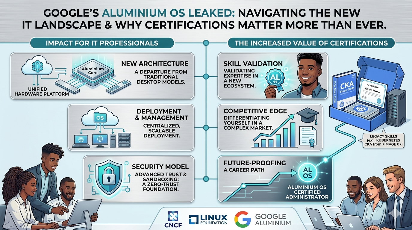 Google's Aluminium OS Leaked: What a New Desktop Platform Means for IT Professionals and Why Certifications Matter More Than Ever