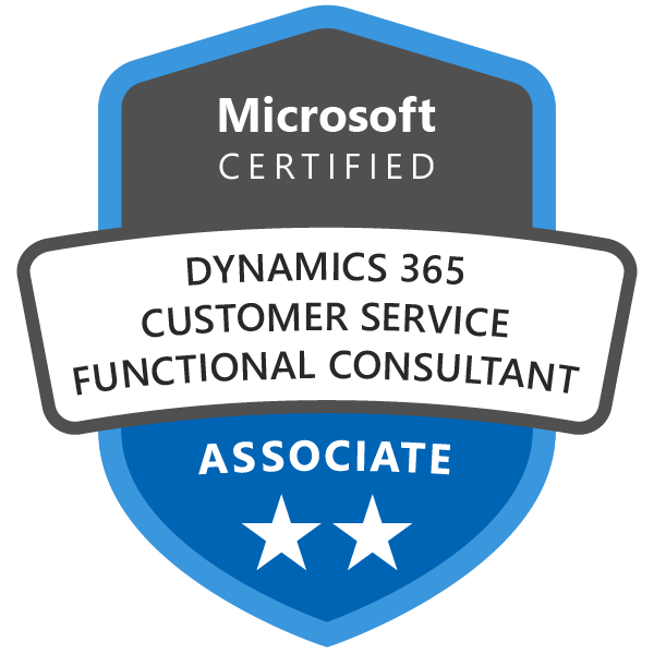 Microsoft Dynamics 365 Customer Service Functional Consultan
